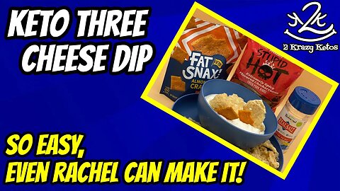 3 Cheese dip | So easy Rachel can make it | Keto Cheese Dip
