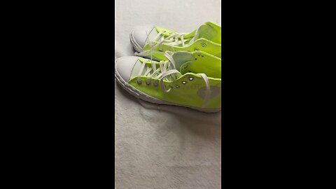 Green Converse “Not A Chuck”. #converse #shoes