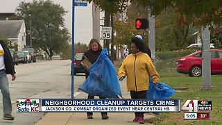 Neighborhood cleanup targets crime