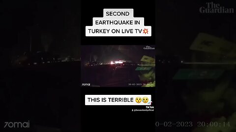 Second Earthquake Hits Turkey | Live Camera Footage 💥😥😯