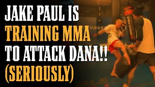 WOAH!!! Jake Paul Admits Publicly He's Training to Attack Dana White!!