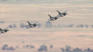 F-16s fly over Colorado for 4th of July