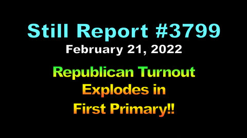 Republican Turnout Explodes in First Primary, 3799