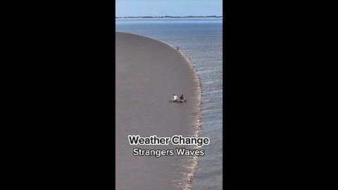 Most stranger waves when the weather is change #weatherchange #northsea #waves