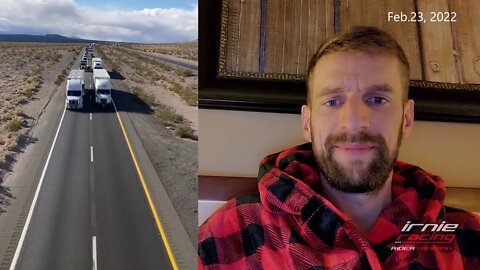 Freedom Convoy USA 2022 - 6 Miles Trucker Convoy - Hwy 40 Feb.23, 2022 | IrnieracingNews