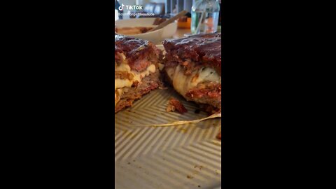 The Best Motz Stuffed Smoked Meatloaf
