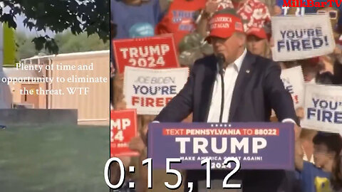 Split-Screen Video Of Moments Leading Up To The Attack On Trump: Secret Service Had TWO FULL MINUTES