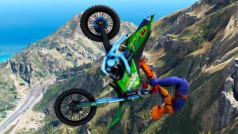 GTA 5 Spiderman Epic Jumps Ragdolls Stunts & Fails Episode 66 (Euphoria Ragdolls)