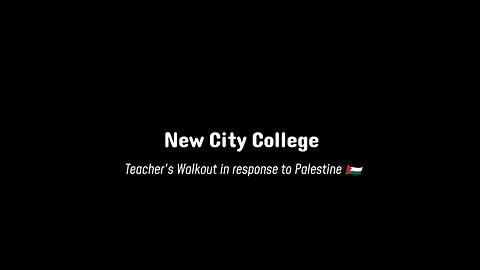 Palestine 🇵🇸 Teacher's Walkout: We want welfare, not warfare