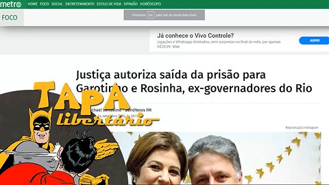 Parabéns à máfia do Rio de Janeiro | Tapa Libertário - 06/09/19 | ANCAPSU