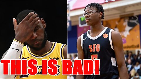 Media EXPOSED for DECEPTIVE highlight reel of Lebron's other son! His real highlights were TERRIBLE!