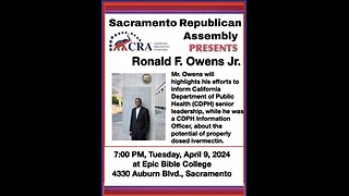 Owens Speaks at Sacramento Republican Assembly Meeting