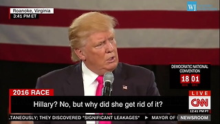 Trump - Why Did Hillary Get Rid Of Her Middle Name