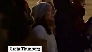 Greta Thunberg Chants 'Crush Zionism' Outside Israeli Embassy In Stockholm