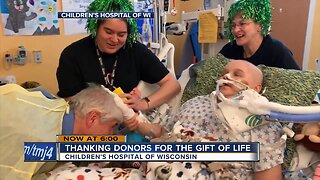 Family meets strangers who saved their child's life