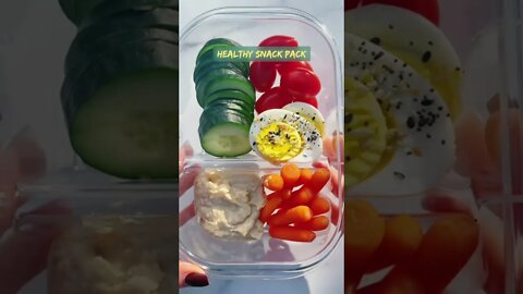 Easy and healthy snack pack idea 😉 | Healthy food 🥗💪🏻 #shorts