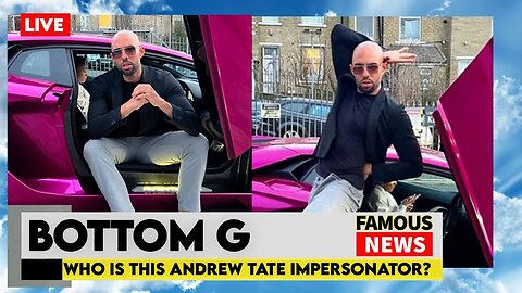 Andrew Tate Look-A-Like Bottom G Goes Viral | Famous News | Famous News