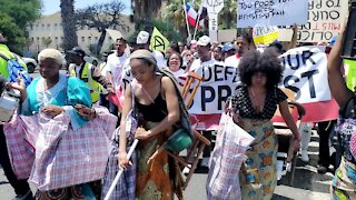 SOUTH AFRICA - Cape Town - SJC Protest Performing Art (Video) (43c)