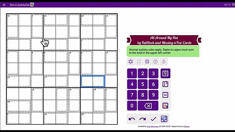 #Sudoku special #8 Missing Deck #7
