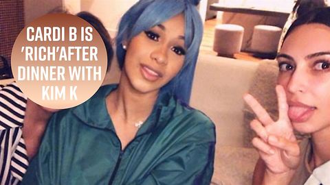 Cardi B goes to Kim & Kanye's house party