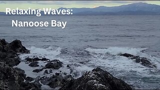The best way to relax, meditate or fall asleep is to listen to ocean waves crashing over rocks