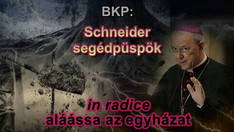 BKP : Schneider segédpüspök in radice aláássa az egyházat