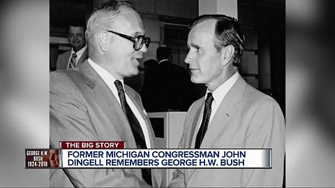 An unlikely friendship: John Dingell remembers President George H.W. Bush