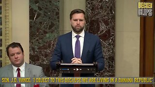 Sen. J.D. Vance: “I Object to This Because We Are Living in a Banana Republic”