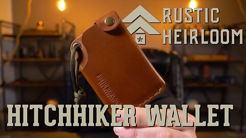Looking for an outdoorsy, rustic, & rugged wallet? Check out the Rustic Heirloom Hitchhiker!