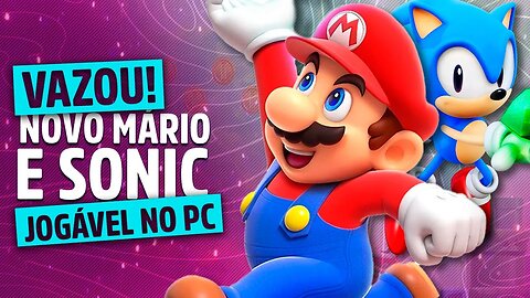 VAZOU! Super Mario Bros. Wonder e Sonic Superstars TOTALMENTE JOGÁVEL NO PC!