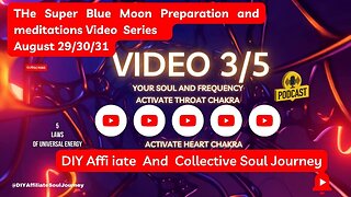 Video 3/5 Your Soul And Frequency 639 741 Hz Activating Heart and Throat Chakra In Tune #bluemoon
