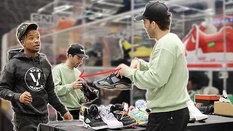 Stealing Shoes at Sneaker Con! Twin Prank