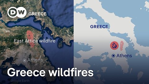 Greece battles wildfires encroaching Athens, several EU countries send help | DW News