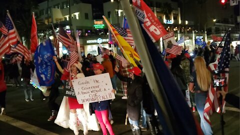 Curfew Breakers Huntington Beach California Stop the Steal