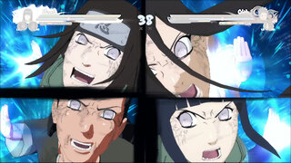 NINJA STORM 4 HYUGA MASSIVE COMBO FIST NEJI - HINATA - HANABI - HIASHI