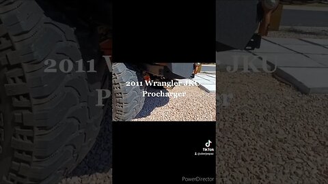 PROCHARGER sound on a 2011 Wrangler JKU (w/custom exhaust)