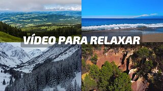 Relaxe por uma hora com paisagens lindas e com uma música suave.