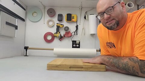 Ouija Board Laser Project on a Butcher Board