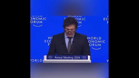 Argentinian President, Javier Milei, in Davos and attacks Globalism in front of all the WEF leaders!