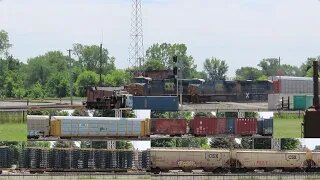 CSX G850 Grain/Auto/Mixed Freight Train from Fostoria, Ohio June 12, 2021