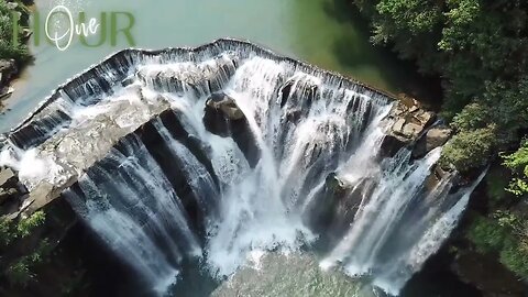ONE HOUR | Stunning Waterfall | Clear your Mind |