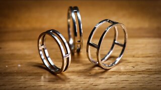 Cage Ring With Only Basic Tools #RingMaking #Shorts