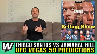 UFC Vegas 59 Picks & Predictions | UFC on ESPN: Santos vs Hill Betting Preview | UFC Picks