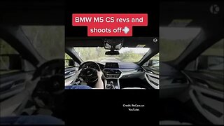 BMW M5 CS REVS AND DRIVES OFF