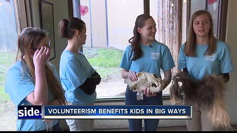 Giving just a little of their time benefits teens in a big way