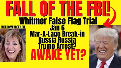 Fall of the FBI - Whitmer Trial, Jan 6, Trump Arrest? Rev 14 8-17-22