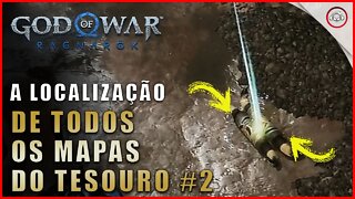 God of war Ragnarok, A localização de todos os Mapas do Tesouro #2 | Super dica