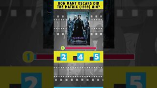 How many Oscars did The Matrix win? #shorts #trivia #movie #BrainZone