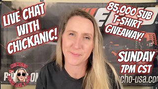 LIVE CHAT WITH CHICKANIC!! 85,000 SUB T-Shirt GIVEAWAY!!