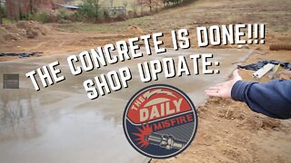 Shop Update: The Concrete is done!